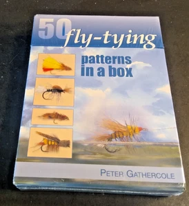 Fly-tying patterns box of 50 by Peter Gathercole - Picture 1 of 5