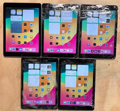 LOT of 10 Apple iPad 6th Gen. 32GB 9.7in - Please Read ID112025A - Image 1 of 4