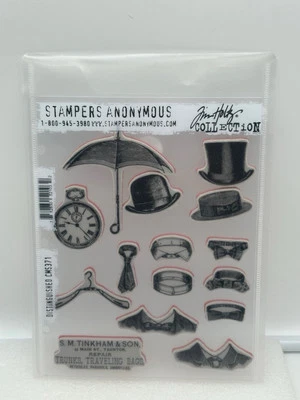 Набор резиновых зажимных штампов Tim Holtz Stampers Anonymous «DIFFERENT» CMS371 - Изображение 1 из 4