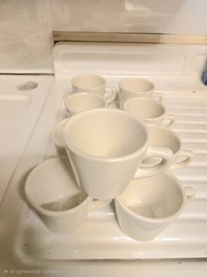  Ultima China THICK Stoneware Diner Style Coffee Tea Mug Restaurant  - Image 1 of 3