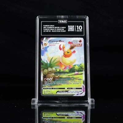Pokemon Flareon VMAX SWSH180 Promo TAG GEM MINT 10 - Image 1 of 4