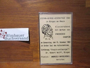 Musikkassette: Stefan-George-Gedenktage 1983 in Bingen am Rhein. Klavierabend mi - Picture 1 of 2