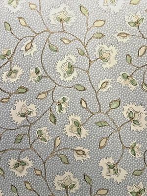 Anna French Thibaut Wallpaper. AT57839. Dbl Roll. 27” Wide. Blue/Green. New. - Image 1 of 4