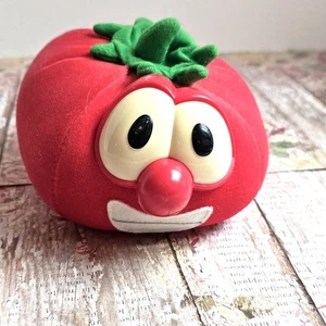 VeggieTales 6"x4" Red Bob the Tomato Plush Stuffed Animal Toy - Picture 1 of 6