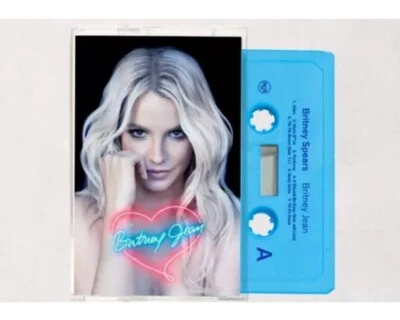Britney Spears ‎– Britney Jean Exclusive Limited Blue Colored Cassette Tape NEW - Image 1 of 3