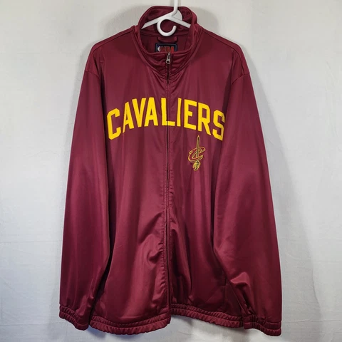 NBA Cleveland Cavaliers Men's Size XXL Full-Zip Warm-Up Track Jacket Cover