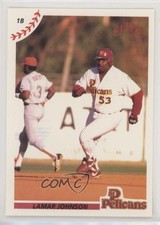 1990 Elite Senior Professional Baseball Association Lamar Johnson #7