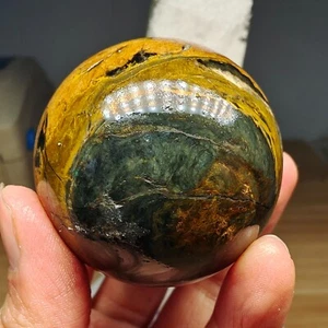 240g WOW! Natural Rare Pietrsite Crystal ball Quartz Sphere Healing A672 - Picture 1 of 15