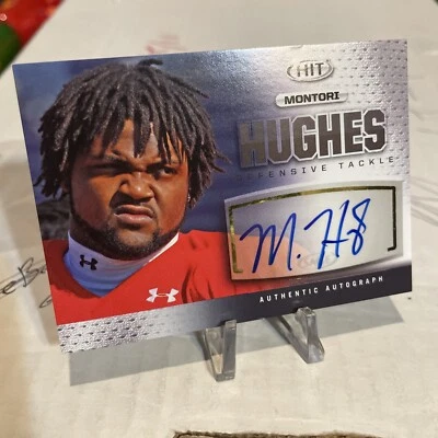 MONTORI HUGHES 2013 SAGE HIT ROOKIE CERTIFIED Silver AUTHENTIC AUTO No.A39 - Image 1 of 4