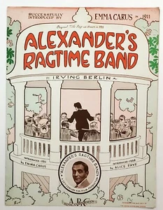 Irving Berlin's Alexander's Ragtime Band 1938 Spartiti Alice Faye - Foto 1 di 3