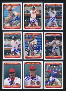 2019 Choice FLORIDA FIRE FROGS -Group of (27) *ALL AUTOGRAPHED* w/ PORKY LOPEZ - Picture 1 of 4