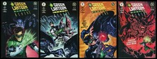 Green Lantern vs Aliens Comic Set 1-2-3-4 Lot Dark Horse Bagged & Boarded Corps