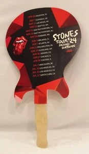 ROLLING STONES GITARRENFÖRMIGER FAN HACKNEY DIAMONDS TOUR 2024 Stadium Gewinnspiel - Bild 1 von 4