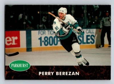 1992 Parkhurst 381 Perry Berezan   Vancouver Canucks - Image 1 of 2
