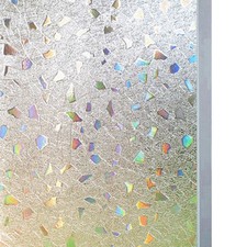 Static Cling Cover Frosted Window Glass Film Sticker Privacy Home Decorative