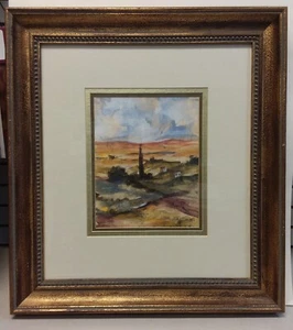 Original COUNTRYSIDE Giclee TexturedPrint in Beautiful Frame SHADOW CATCHERS - Picture 1 of 6