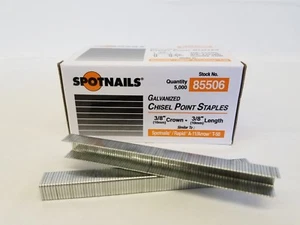 GRAPAS T50 A11 3/8" SE ADAPTA A GRAPADORAS CLAVOS PUNTUALES FLECHA RÁPIDA 5.000 por caja - Imagen 1 de 6