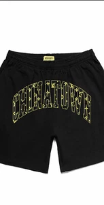 NEU The Chinatown Market Secret Club Arc Logo Shorts Gr. M schwarz gelb CTM neu mit Etikett - Bild 1 von 2