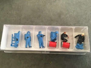 Firefighters, Blue Vollschutzanzug, Accessory 10729 From Preiser - Picture 1 of 1