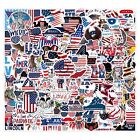 100Pcs American Stickers Independence Day Aesthetic Vinyl Stickers Stickers F...