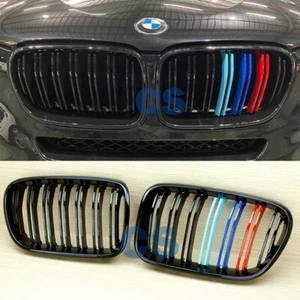 Pre-Facelift Gloss Black M-Color Fit BMW X3 F25 Front Grille M Style 2011-2013 - Picture 1 of 8