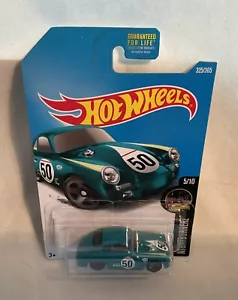 Hot Wheels Porsche 356A Outlaw Night Burnerz 5/10 325/365 #50 Green - Picture 1 of 2