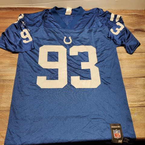 Reebok Dwight Freeney Mens Size Medium Indianapolis Colts NFL Jersey Cover