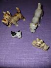 Vintage Minature Dogs &amp; Puppies Figurines. Made in Japan. 1950&#39;s
