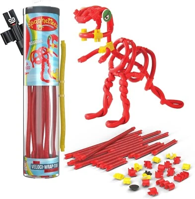 Spaghetteez Veloci-Wrap-Tor – Flexible Velociraptor Building Set for Kids - Image 1 of 4