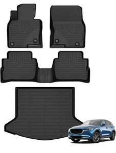 New Depituu WeatherFloor Mats & Cargo Liner for Mazda CX-5 2023 2024 (4 PC) - Picture 1 of 5