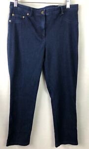 Alfred Dunner Jeans Pants Size 6P Petite Proportioned Short Slim Fit Blue D3