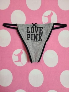 Tanga Panty XS de Colección Raro VS ROSA Extra Bajo Ribete con Volantes Algodón Tanga - Imagen 1 de 5