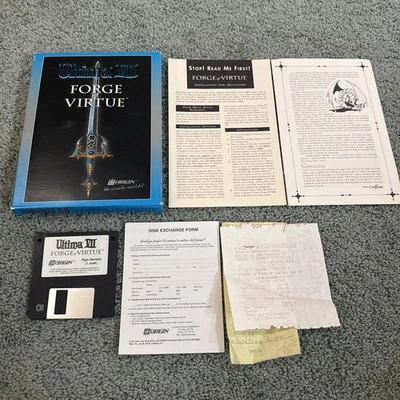 *IMPRESIONANTE* Juego PC Ultima VII: Forge of Virtue 3,5” (Origen, 1992) Foto 1 de 4