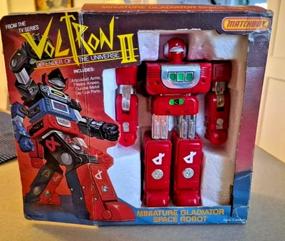 Matchbox Voltron II Red Gladiator Space Robot 1984 Foto 1 de 4