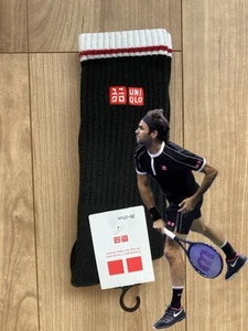 Very Rare!! Roger Federer UNIQLO Socks US Open 2019 RF - Picture 1 of 5