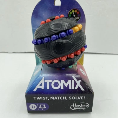 《NEW》Atomix Game, Brainteaser Puzzle Sphere for 1 Player, Fidget Toys Hasbro - Image 1 of 4