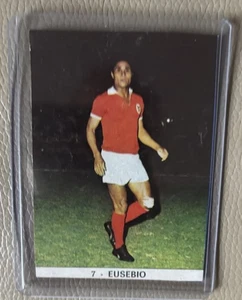 SOCCER CARD EUSEBIO BENFICA CALCIATORI D'ORO IL MONELLO - Picture 1 of 3