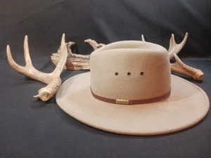 Stetson Moab 100% Wool Crushable Cowboy Hat - Size Small - Picture 1 of 17
