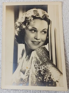 Original 5x7 signiertes Studiofoto von Maureen O'Sullivan von George Hurrell Jane - Bild 1 von 6