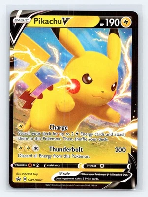 Pikachu V - Promo SWSH: Sword & Shield Promo Cards SWSH061 NM - Image 1 of 2