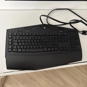 Dell Alienware KG900 TACTX Backlit UK ENGLISH Gaming Keyboard - Picture 1 of 3