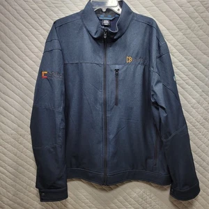 Giacca Kuhl Impakt uomo XXXL foderata softshell full zip blu grigio logo azienda - Foto 1 di 10