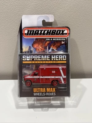 MATCHBOX Ford E-350 Ambulance Supreme Hero Collection 2015 Not mint G13 - Image 1 of 4