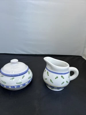 Williams-Sonoma Tournesol Sugar Bowl with Lid Creamer Italy - Image 1 of 4