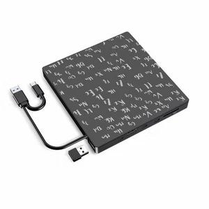Portable CDs DVDs Writer With USB C And USB A Compatibility For Win - Photo 1/11