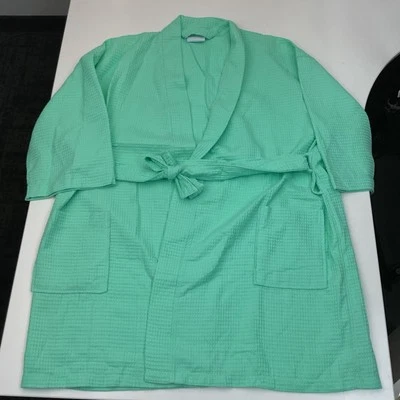 Bata Spa Turquaz Waffle Ligera Kimono Albornoz Verde Menta XXL Foto 1 de 4