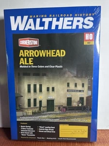HO Scale 933-3193 Walthers Cornerstone Arrowhead Ale Building Unbuilt KIT - Picture 1 of 3