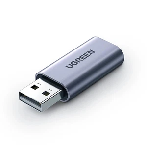 Adaptador de audio Ugreen CM383 - gris - Imagen 1 de 14