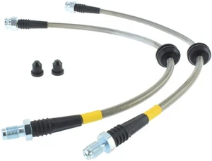 StopTech for 07-09 Mazdaspeed3 / 04-07 Mazda 3 Stainless Steel Rear Brake Lines - Picture 1 of 5