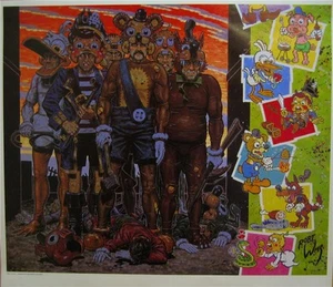 HELLTOONS POSTER ROBERT WILLIAMS LOWBROW ART - Picture 1 of 1